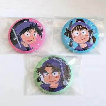 닌타마 란타로 자수 캔뱃지 쿠쿠치, 오하마, 타케야