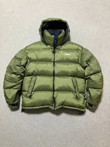 Bear USA 후드 부착 다운 자켓 올리브