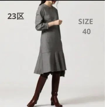 23구 하운드투스 사키소니 원피스 하운드투스 체크 패턴