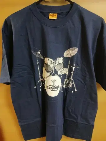 E.YAZAWA 드럼 세트 셔츠 네이비