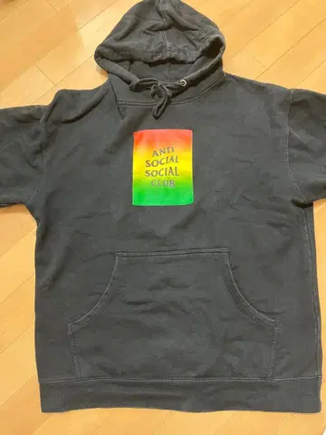 ANTI SOCIAL SOCIAL CLUB 후드티 L 라스타 컬러