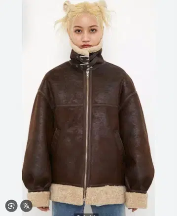 LAGUAGEM VINTAGE OVER F MOUTON COAT