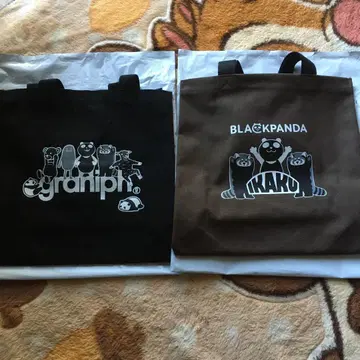 이온 그라니프 블랙프라이데이 블랙 팬더 토트백 블랙 브라운