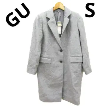 GU 지유 울 블렌드 체스터 코트 롱 코트 아우터 S