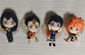 하이큐 치비큥캐릭터 ~카라스노 배구부 휴식 중!!~ 피규어 4개