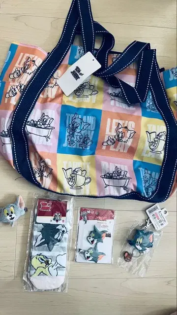 톰과 제리 토트백과 굿즈 세트 15시 마감