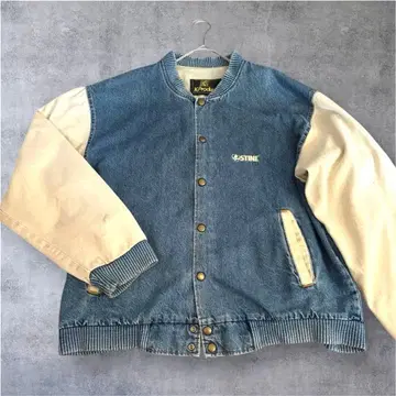 [ K-products ] USA 빈티지 데님 바시티 자켓