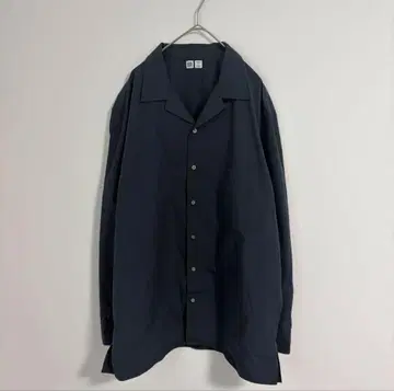 새상품급 Uniqlo U 초기 택 오픈 카라 셔츠 XL