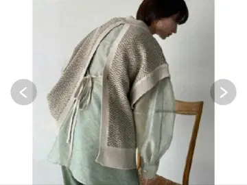 CLANE 백슬릿 니트