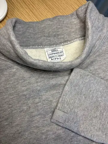 LOOPWHEELER x LOWERCASE 모크넥 맨투맨 S