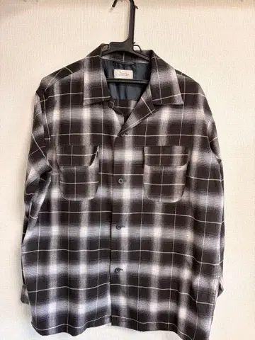 PENNEY'S TOWNCRAFT 보트택 옴브레 체크 셔츠 M