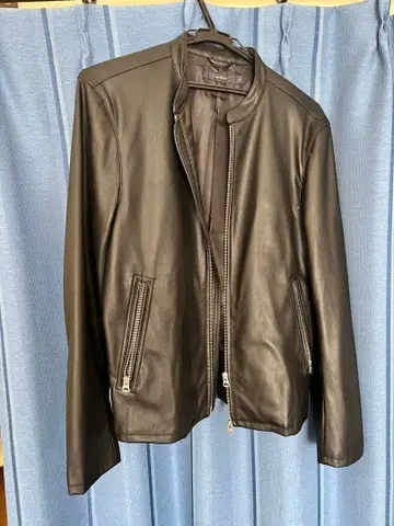 RAGEBLUE 블랙 가죽 자켓 M 사이즈