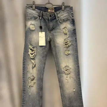 택 포함 새상품 D&G AUDACIOUS 크러쉬 데님 팬츠 청바지 30