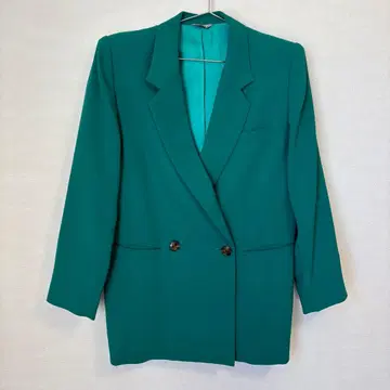 AMBITIOUS 더블 자켓 빈티지 터콰이즈 그린