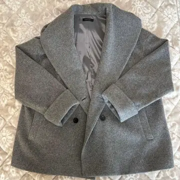 smart pink 후디드 코트