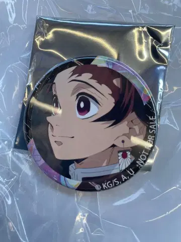 카키야스 귀멸의 칼날 콜라보 캔뱃지 카마도 탄지로