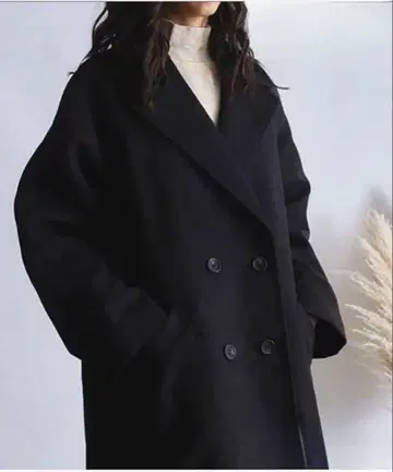 MAISON BREEZE 체스터 코트 블랙 택 포함 새상품 XL