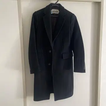 SHINZONE MIRROR 체스터 코트 블랙