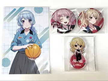 뱅드림 라운드원 캔뱃지 아크릴 스탠드 엽서