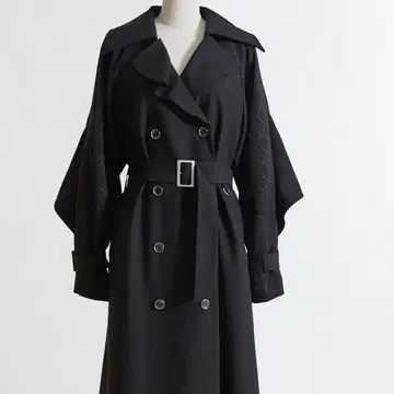 Riu 택 포함 트렌치코트 롱 코트