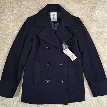 미사용품 MK MICHEL KLEIN P 코트 더블 네이비 L 사이즈