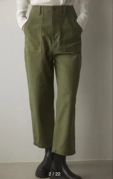 blkby blackbymoussy 베이커 팬츠 워크 팬츠