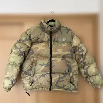 THE NORTH FACE XL 카모플라쥬 다운 자켓