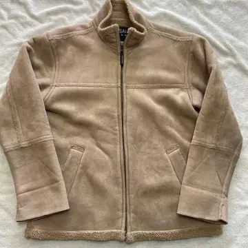 페이크 무스탕 코트 자켓 보아 안감 간사이진 M