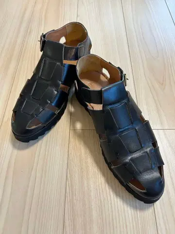 MB 엠비 하이엔드 가죽 구르카 샌들 블랙 M