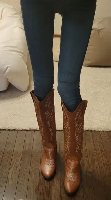 11/22 삭제 대인기!! 웨스턴 부츠 Brown