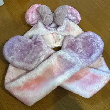 미니 팬캡 머플러 장갑