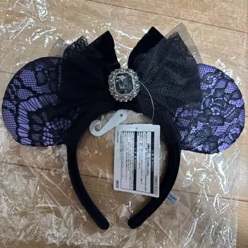 디즈니 할로윈 머리띠 레이스