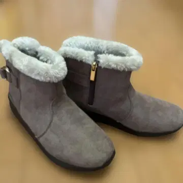 Hawkins sport 퍼 달린 무톤 부츠 그레이