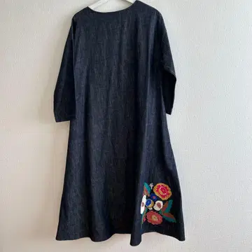 비어즐리 데님 원피스