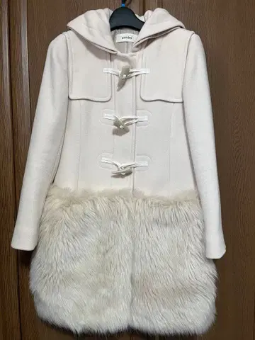 Snidel 후드 부착 더플 코트 F 사이즈 화이트