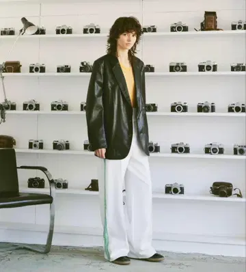 완판템 soerte 싱글 웨스턴 테일러드 자켓 블랙 사이즈 3