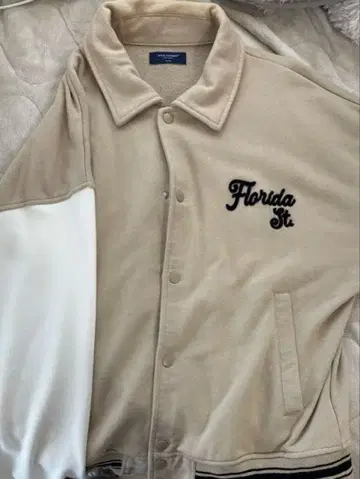 BACK NUMBER 플로리다 자수 바시티 자켓 M