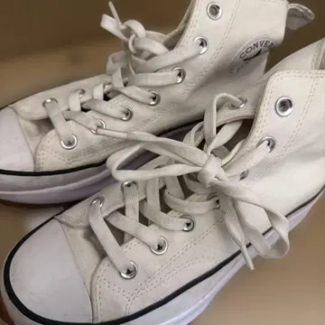 CONVERSE RUNSTAR HIKE HI 통굽 스니커즈 화이트 24