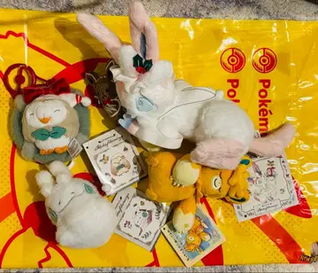 포켓몬 크리스마스 봉제 인형 마스코트 세트