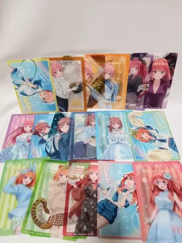 5등분의 신부 블라인드 컬렉션 시트 17종 세트 B6