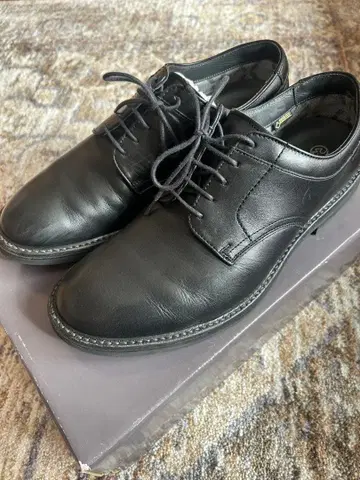 Regal Walk 블랙 레이스업 슈즈