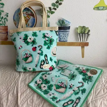 페이러 마이 페이버릿 그린 백과 손수건 세트