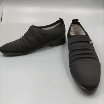 블랙 스웨이드 캐주얼/비즈니스 슈즈 24.5cm