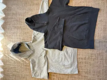 GOAT 후드 부착 후드티 M/S 사이즈 세트