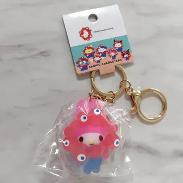 마이멜로디 산리오 미야쿠미야쿠 클리어 컬러 마스코트 키링