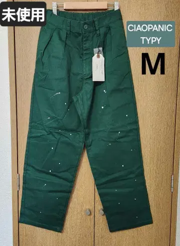 미사용 CIAOPANIC TYPY 그린 캐주얼 팬츠 M 사이즈