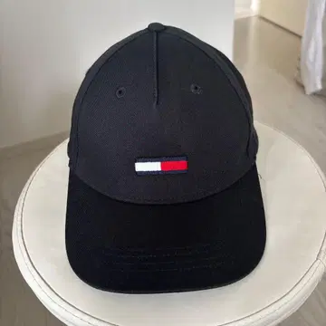 TOMMY 모자 캡 블랙