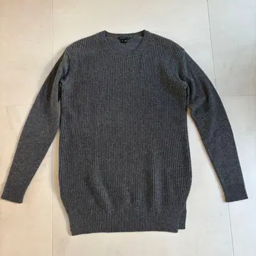 [ 새상품급 ] theory 띠어리 캐시미어 100% 니트 그레이 U넥