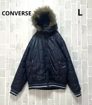 CONVERSE archive 패딩 자켓 L 퍼 시크 스타일 Y2K