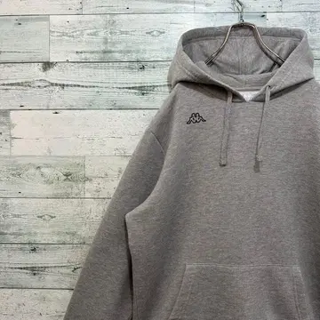 [ Kappa ] 자수 원포인트 로고 빅 루즈 레트로 레어 맨투맨 후드티